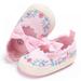 Ardorlove Baby Girls Shoes Princess Bow First Walkers Crib Bebe Soft Soled Anti-Slip Kids Shoes