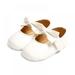 sonbest Baby Girl Bowknot Design Anti-Slip Casual Sneakers Toddler Soft Soled Princess Shoes White