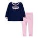 Levi's Baby Girls Core Logo Legging Set (12M-24M)