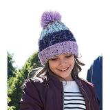 Beechfield Junior Corkscrew Pom Pom Beanie