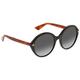 GG0023S-003 Round / Oval Sunglasses Black/Grey Lens