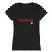 W Republic 555-301-BLK-01 Ferris State University Script T-Shirt for Women, Black - Small