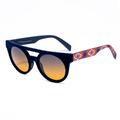 SUNGLASSES - POLARIZED FASHION SUN GLASSES ITALIA INDEPENDENT BLACK UNISEX - MEN AND WOMEN 0903VI IND 021