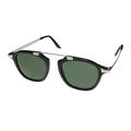 New Bob Sdrunk Nabil Womens/Ladies Designer Full-Rim 100% UVA & UVB Black Brand Name Premium Segment Authentic Collectible Frame Dark Green Lenses 47-19-145 Sunglasses/Shades