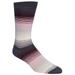 Cole Haan Mens Lot 5-Pairs Gradient Fine Stripe Dress Socks Burgundy/Grey/Pink