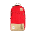 Topo Designs Daypack Backpack Red/Khaki Leather