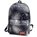 MIARHB Galaxy Pattern Unisex Travel Backpack Canvas Leisure Bags School Bag