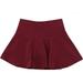 Lands' End G ACADEMY SLD KNIT SKORT Burgundy S NEW 472154