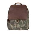 Scully 940-15-25 Camo Backpack with Brown Leather Trim