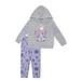 Disney Frozen 2 Anna Toddler Girl Athletic Striped Hoodie & Leggings, 2pc Outfit Set