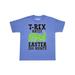 Inktastic Funny Easter T-Rex Hates Easter Egg Hunts Teen Short Sleeve T-Shirt Unisex Columbia Blue XL