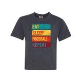 Inktastic Foosball Funny Eat Sleep Foosball Repeat Quote Child Short Sleeve T-Shirt Unisex