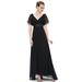 Ever-Pretty Womens Ruched Bust Cocktail Dresses for Women 98903 Black US14