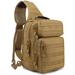 moobody Outdoor Utility Sling Backpack Single Shoulder Fishing Tackle Bag Crossbody Chest Bag Fishing Molle Shoulder Backpack