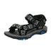 Dream Pairs Kids Casual Beach Walking Sandals Girls Boys Summer Open Toe Sandals Outdoor Sports Sandals Shoes 170892-K Black/Blue Size 3