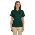 The Harriton Ladies 6 oz Ringspun Cotton PiquÃƒÂ© Short Sleeve Polo Shirt - HUNTER - XL