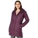 Columbia Women's Heavenly Long Hybrid Winter Jacket, Water repellent, Down Style