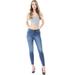 Wax Jean Denim Women's Juniors Push-Up High-Rise Skinny Jean in Fine Cotton Denim - 90500