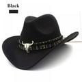 Ethnic Style Western Cowboy Hat Wool Hat Jazz Hat Western Cowboy Hat