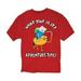 Adventure Time Fist Dap Up High Youth 8-20 T-Shirt, Red, X-Large