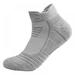 Copper Running Socks, Hissox Unisex Ankle Crew Moisture Wicking Anti Smell Sport Trekking Hiking Cushion Socks,Gray