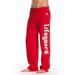 Official Lifeguard Guys Red Printed Fleece Sweatpants