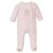 Little Me Preemie Sweet Bear Footie in Pink