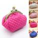 SPRING PARK Faux Leather Fashion Rhombic Pattern Wallet Card Coin Purse Clutch Handbag Mini Bag