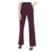 CALVIN KLEIN Womens Purple Wear To Work Pants Size 2