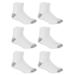 Men's Big & Tall Odor Resistant Ankle Socks 6 Pack