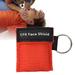 Tebru One-Way Valve Emergency CPR First Aid Mask Keychain Health Care Tool, CPR Mask, CPR Keychain Mask