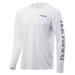 Huk Men's Golden Dorado Pursuit White XXX-Large Long Sleeve Shirt