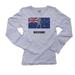 New Zealand Olympic - Boxing - Flag - Silhouette Women's Long Sleeve Grey T-Shirt