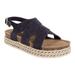 MUK LUKS Women's Beach Bingo Platform Slingback Sandal