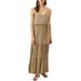 Lush Clothing Women's Knit Cami Maxi Dress