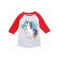 Awkward Styles Unicorn Love Toddler Raglan Unicorn Shirt Unicorn Gifts for Girls Unicorn Love Unicorn Gifts Unicorn Party Outfits for Girls Unicorn Birthday Gifts Unicorn Themed