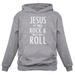 Tstars Womens Christian Shirts Christian Clothes Jesus is my Rock and Thats How I Roll Christian Clothes for Ladies Following Jesus Faith Shirts Christian Outfits Jesus Clothing Women Hoodie