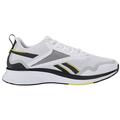 Mens Reebok RBK-Fusium Run Lite Shoe Size: 12 White - Black - Hero Yellow Running