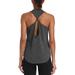 Women's Outdoor Fitness Training Quick-Drying Solid Color Yoga Vest