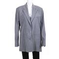 GAUGE81 Womens Saba Long Jacket Grey Melange Size Large