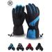 Luxtrada Mens Waterproof Ski Gloves Snowboarding 3M Thinsulate Winter Gloves for Mens Womens
