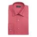 ALFANI Mens Red Patterned Collared Dress Shirt XL 17/17.5- 36/37