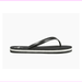 Calvin Klein Men's Monogram Logo Stripe Thong Sandal Black Size 8