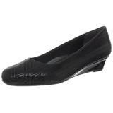 Trotters Womens Lauren Square Toe Wedge Pumps, Black, Size 9.5 ZJWc