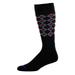 KentWool 19th Hole Collection New Argyle Golf Sock X-Large / Black