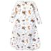 Hudson Baby Unisex Baby Long Sleeve Cotton Jersey Sleeping Bag, Boy Woodland, 6-12 Months