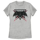 Women's Zack Snyder Justice League Batman Comic Logo Graphic Tee