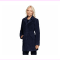 Denim and Co. Washable Suede Button Front Jacket with Pockets, Navy, Size S, $109