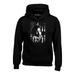 Shop4Ever Men's Martin Luther King Jr. Triangle American Flag Hooded Sweatshirt Hoodie