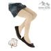 Sierra Socks Girls' Flat Knit Combed Cotton Tight G12498 (Ivory, XS (2-3 yrs))